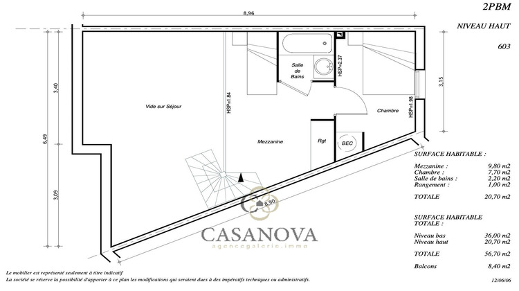 Ma-Cabane - Vente Appartement FONT-ROMEU-ODEILLO-VIA, 56 m²