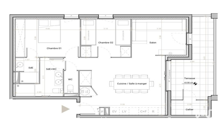 Ma-Cabane - Vente Appartement Font-Romeu-Odeillo-Via, 67 m²