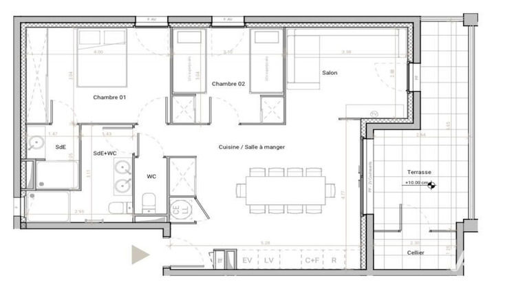 Ma-Cabane - Vente Appartement Font-Romeu-Odeillo-Via, 67 m²