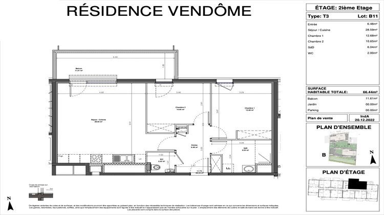 Ma-Cabane - Vente Appartement FONTAINE-LES-DIJON, 66 m²