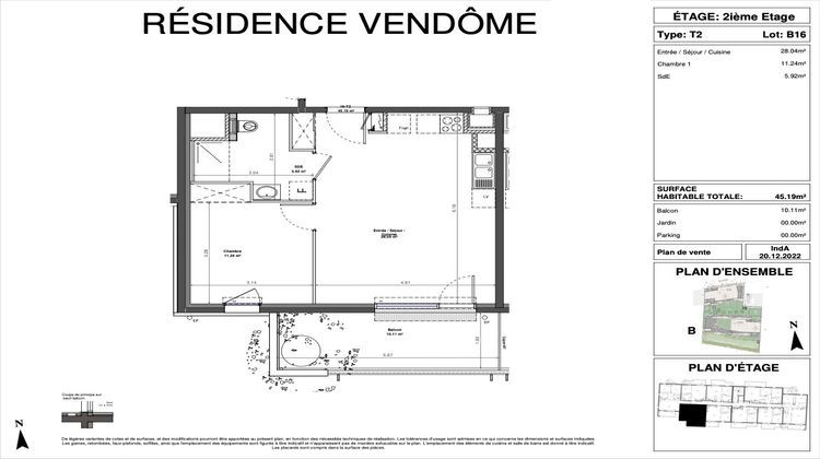 Ma-Cabane - Vente Appartement FONTAINE-LES-DIJON, 45 m²