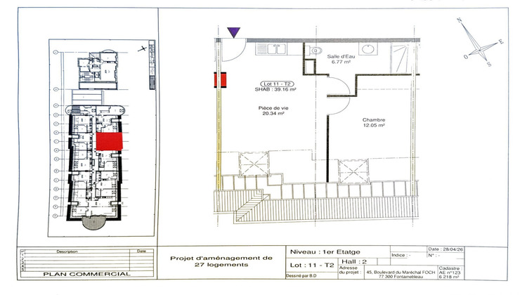 Ma-Cabane - Vente Appartement Fontainebleau, 31 m²