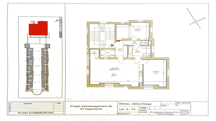 Ma-Cabane - Vente Appartement Fontainebleau, 91 m²