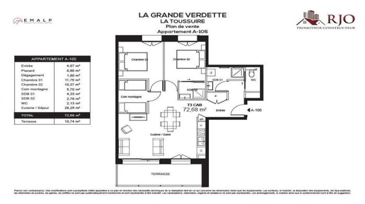 Ma-Cabane - Vente Appartement Fontcouverte-la-Toussuire, 71 m²