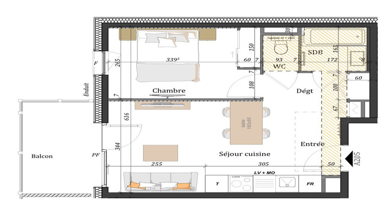 Ma-Cabane - Vente Appartement FONTCOUVERTE-LA-TOUSSUIRE, 38 m²