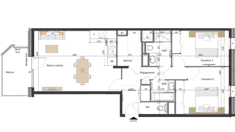 Ma-Cabane - Vente Appartement FONTCOUVERTE-LA-TOUSSUIRE, 74 m²
