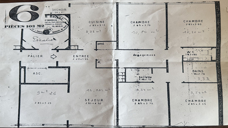 Ma-Cabane - Vente Appartement FONTENAY-LE-FLEURY, 91 m²