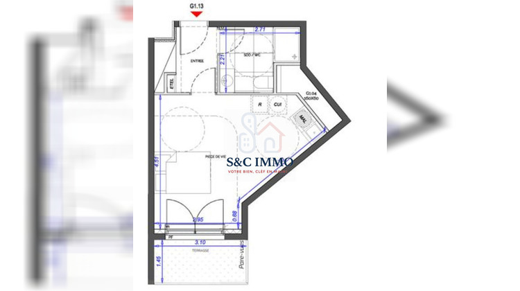 Ma-Cabane - Vente Appartement Fontenay-sous-Bois (), 28 m²
