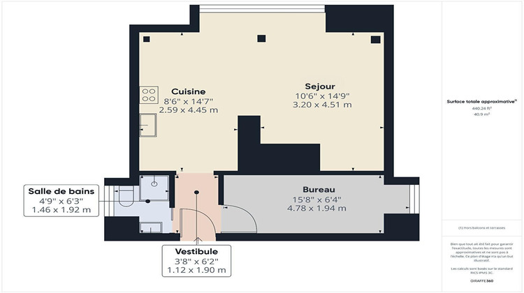Ma-Cabane - Vente Appartement FORBACH, 41 m²