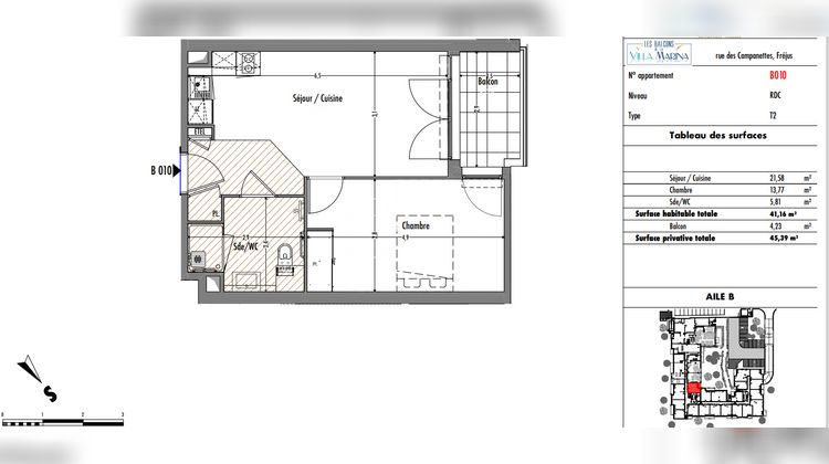 Ma-Cabane - Vente Appartement Fréjus, 41 m²