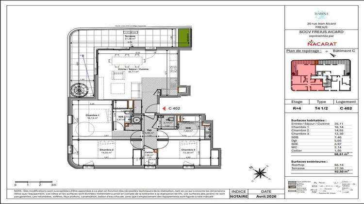 Ma-Cabane - Vente Appartement Fréjus, 98 m²