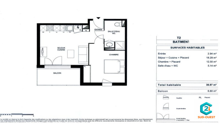 Ma-Cabane - Vente Appartement Frouzins, 40 m²