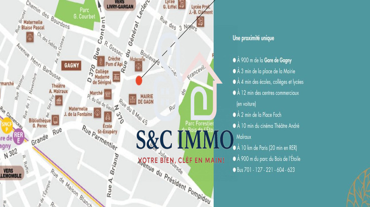 Ma-Cabane - Vente Appartement Gagny, 62 m²