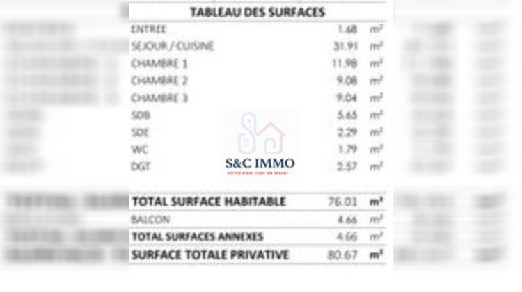 Ma-Cabane - Vente Appartement Gagny, 76 m²
