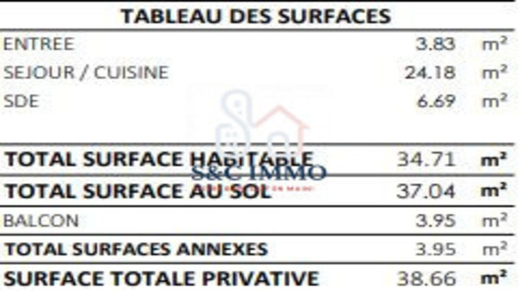 Ma-Cabane - Vente Appartement Gagny, 34 m²