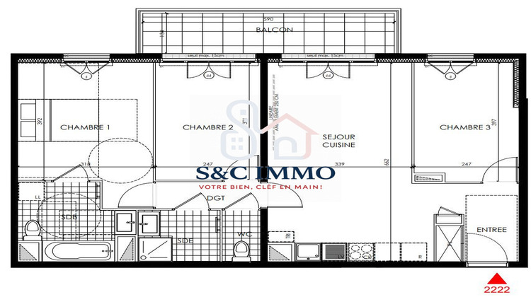 Ma-Cabane - Vente Appartement Gagny, 73 m²