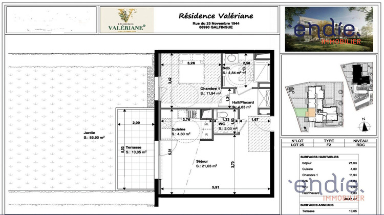 Ma-Cabane - Vente Appartement Galfingue, 49 m²