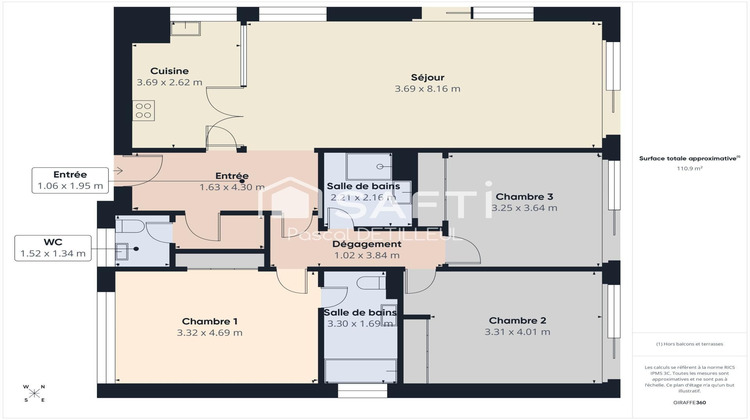Ma-Cabane - Vente Appartement Garches, 110 m²