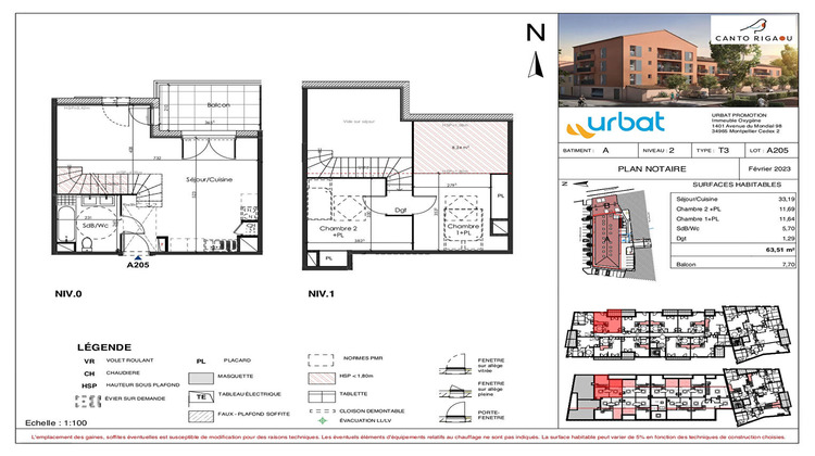 Ma-Cabane - Vente Appartement GAREOULT, 63 m²