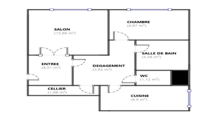 Ma-Cabane - Vente Appartement Garges-les-Gonesse, 48 m²