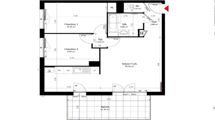 Ma-Cabane - Vente Appartement GENAS, 63 m²