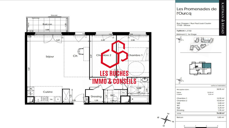 Ma-Cabane - Vente Appartement Gennevilliers, 60 m²