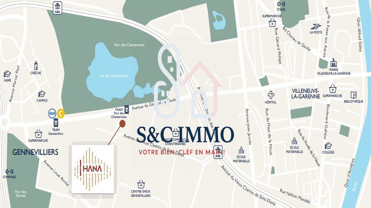 Ma-Cabane - Vente Appartement Gennevilliers, 87 m²