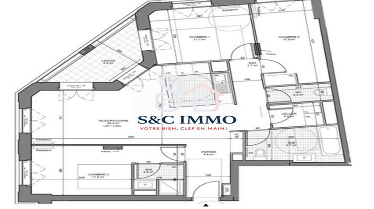 Ma-Cabane - Vente Appartement Gennevilliers, 30 m²