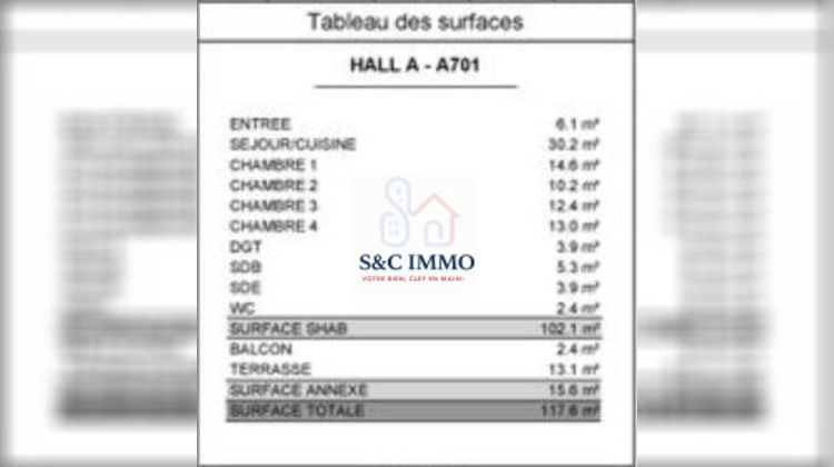 Ma-Cabane - Vente Appartement Gennevilliers, 102 m²