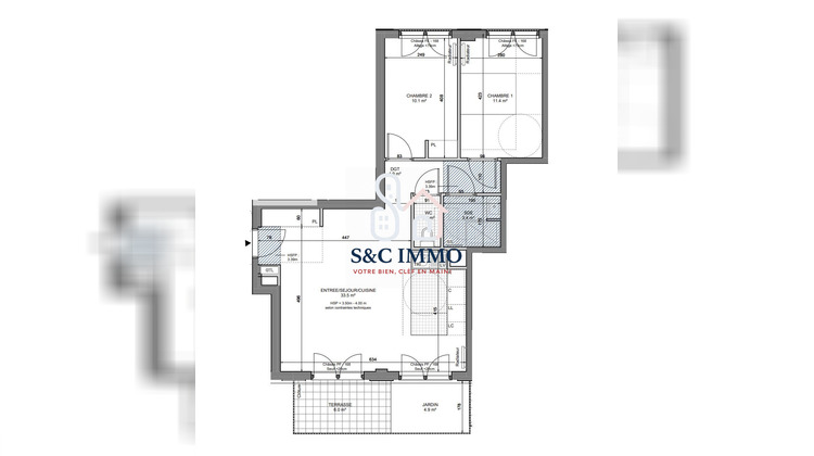 Ma-Cabane - Vente Appartement Gennevilliers, 65 m²