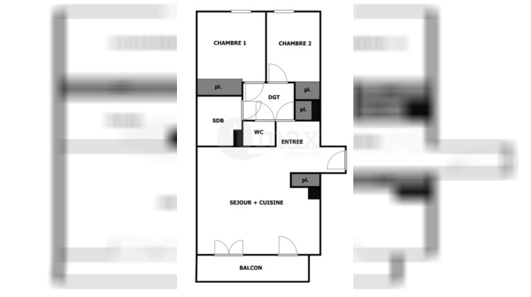 Ma-Cabane - Vente Appartement GENNEVILLIERS, 69 m²