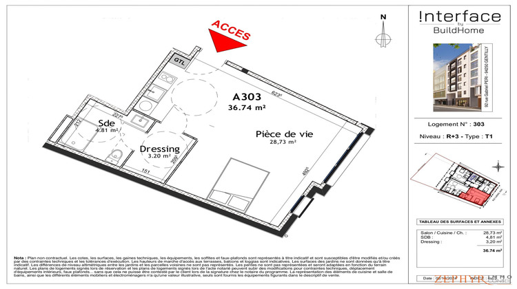 Ma-Cabane - Vente Appartement Gentilly, 37 m²