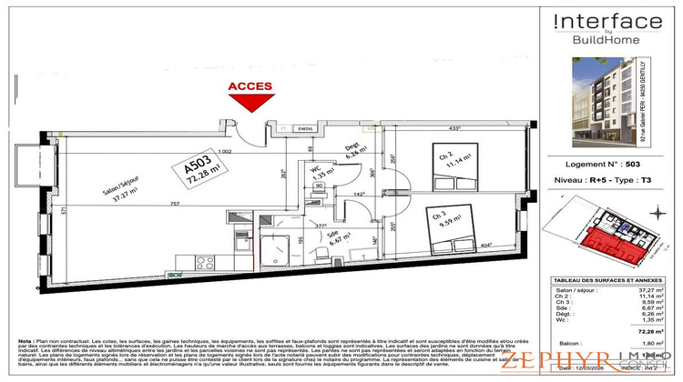 Ma-Cabane - Vente Appartement Gentilly, 72 m²