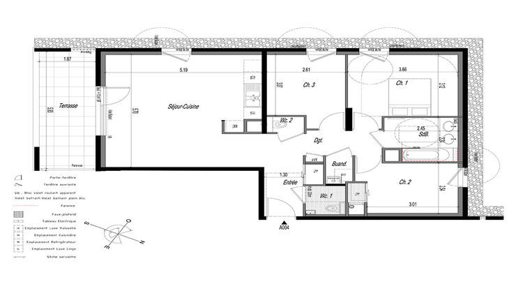 Ma-Cabane - Vente Appartement GEX, 77 m²