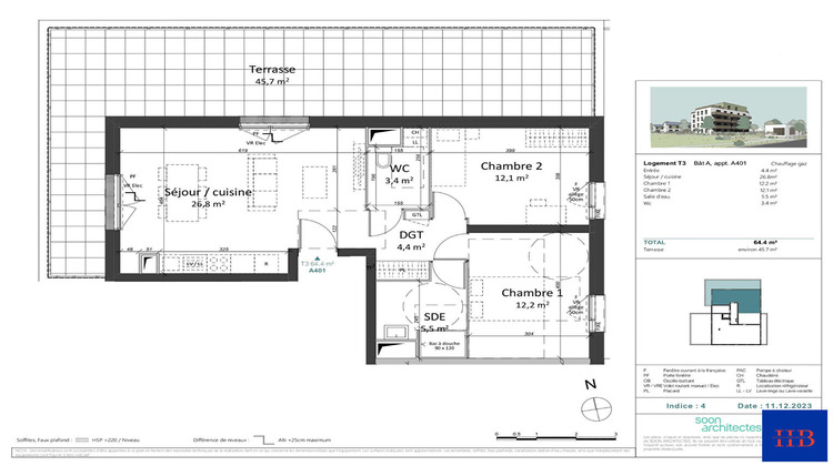 Ma-Cabane - Vente Appartement GIBERVILLE, 64 m²