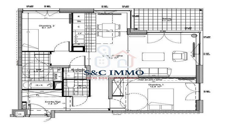 Ma-Cabane - Vente Appartement Gif-sur-Yvette, 70 m²