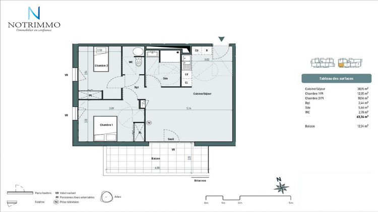 Ma-Cabane - Vente Appartement Gignac, 63 m²