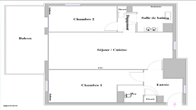 Ma-Cabane - Vente Appartement GILETTE, 66 m²