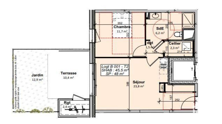 Ma-Cabane - Vente Appartement Givrand, 46 m²