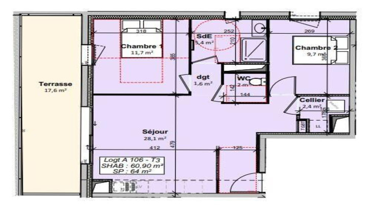 Ma-Cabane - Vente Appartement Givrand, 61 m²