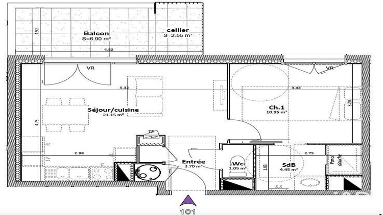 Ma-Cabane - Vente Appartement Goncelin, 42 m²