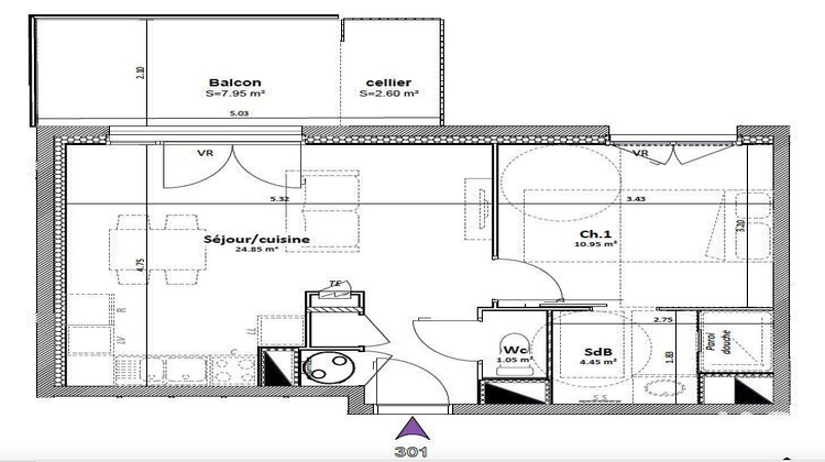 Ma-Cabane - Vente Appartement Goncelin, 42 m²