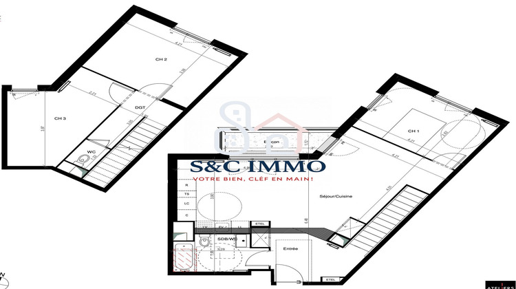 Ma-Cabane - Vente Appartement Gonesse, 91 m²