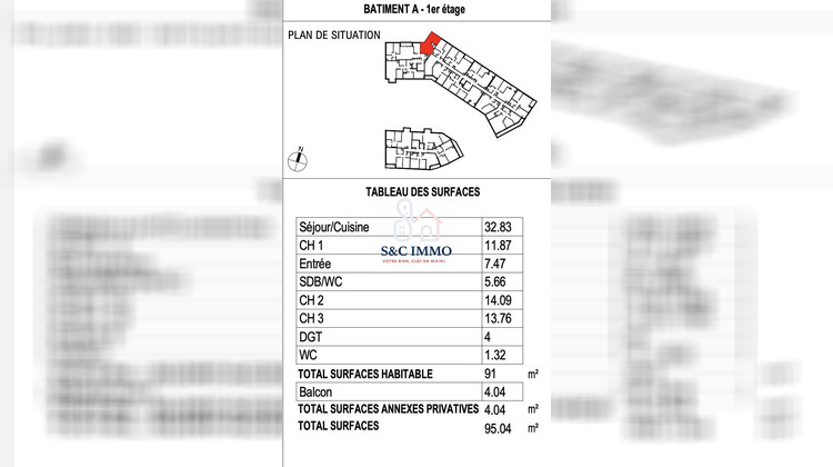 Ma-Cabane - Vente Appartement Gonesse, 91 m²