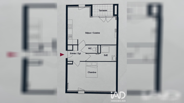 Ma-Cabane - Vente Appartement Gonesse, 44 m²