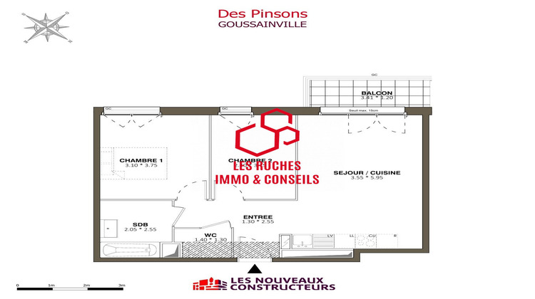 Ma-Cabane - Vente Appartement Goussainville, 55 m²