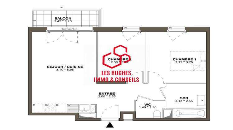 Ma-Cabane - Vente Appartement Goussainville, 54 m²