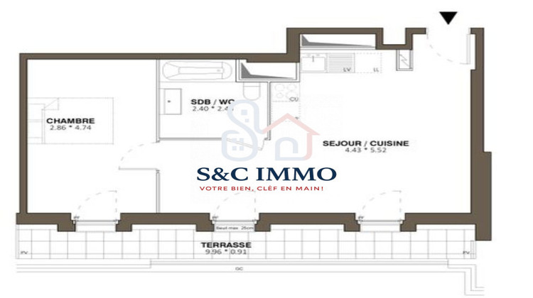 Ma-Cabane - Vente Appartement Goussainville, 47 m²