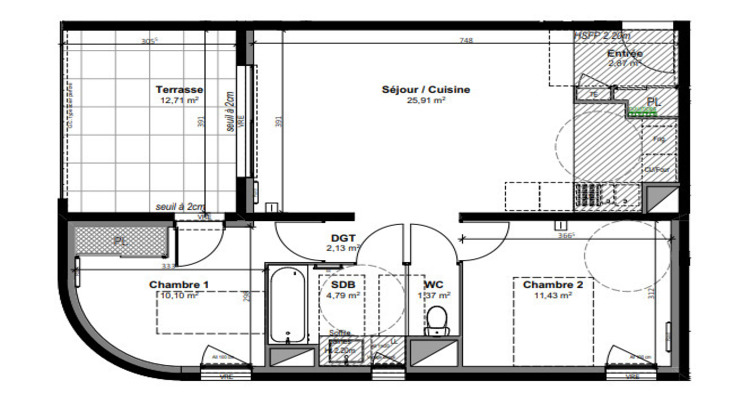 Ma-Cabane - Vente Appartement GRABELS, 58 m²