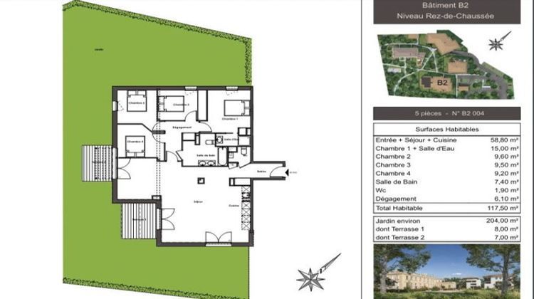 Ma-Cabane - Vente Appartement Gradignan, 118 m²